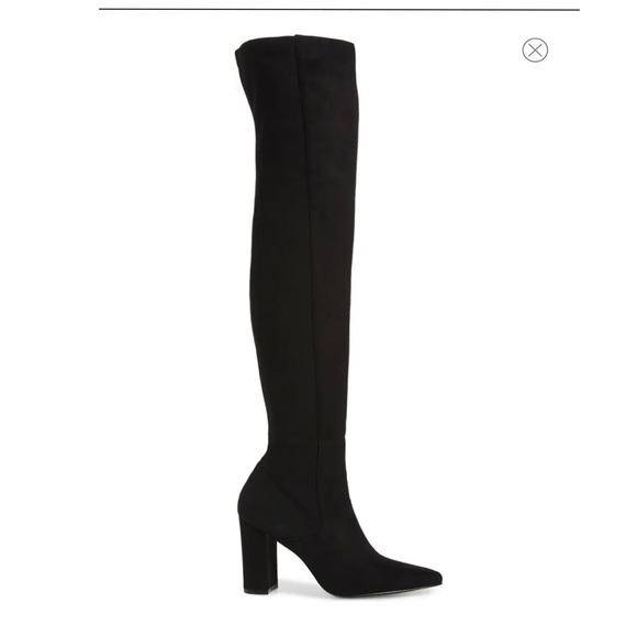 Steve Madden Shoes - STEVE MADDEN BLACK OVERLY BOOTS